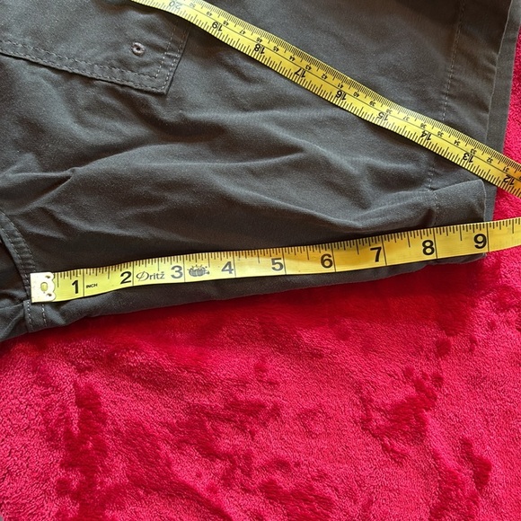 Wrangler Dark Gray Mens Shorts W/Elastic Waist Size 30 - Picture 8 of 9